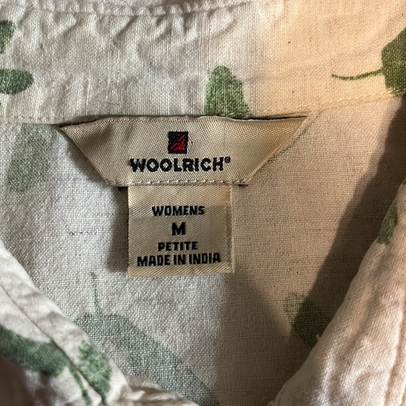 Woolrich Linen Cotton Blend Button Up - Picture 3 of 4